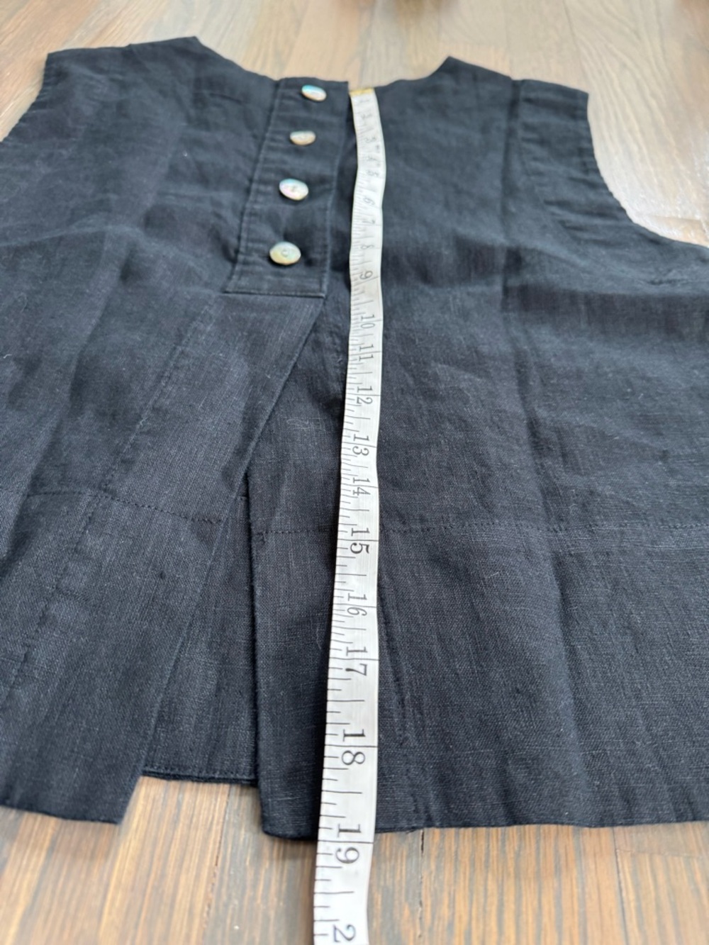 Madewell Bateau Neck linen tank XXS - Picture 5 of 6